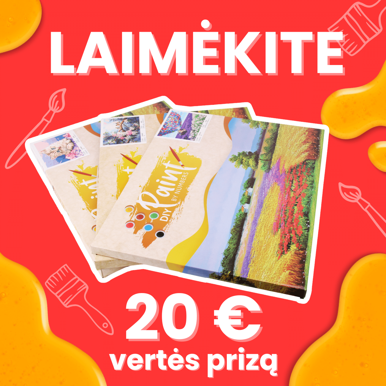 Laimėk nemokamą tapybos rinkinį!